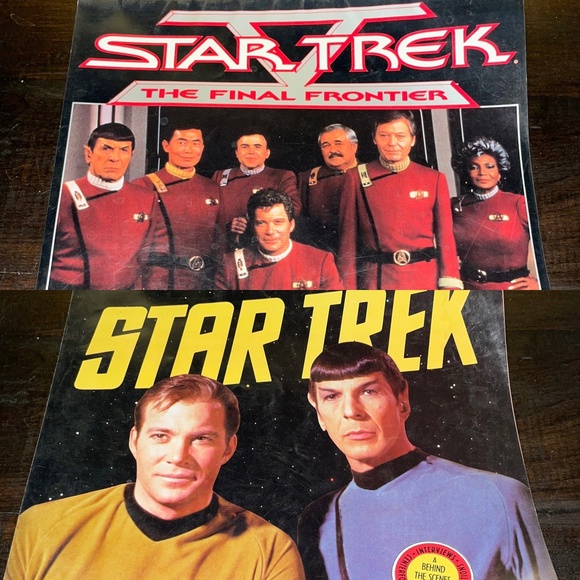 Star Trek 1988 1990 Calendar Original Series Kirk Spock The Final Frontier - Picture 1 of 16